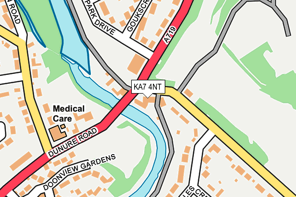 KA7 4NT map - OS OpenMap – Local (Ordnance Survey) KA7 4NT map - OS OpenMap – Local (Ordnance Survey)