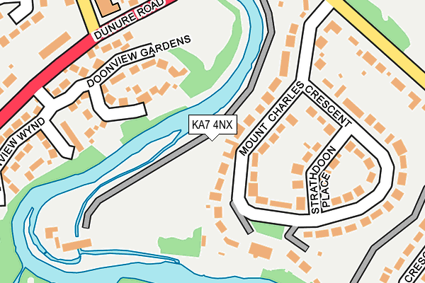 KA7 4NX map - OS OpenMap – Local (Ordnance Survey) KA7 4NX map - OS OpenMap – Local (Ordnance Survey)
