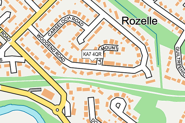 KA7 4QR map - OS OpenMap – Local (Ordnance Survey) KA7 4QR map - OS OpenMap – Local (Ordnance Survey)