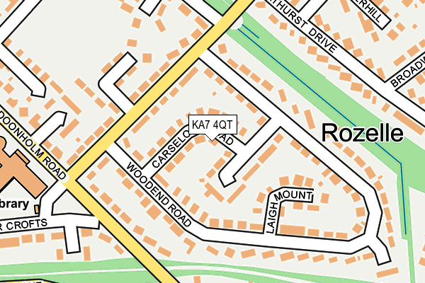 KA7 4QT map - OS OpenMap – Local (Ordnance Survey) KA7 4QT map - OS OpenMap – Local (Ordnance Survey)