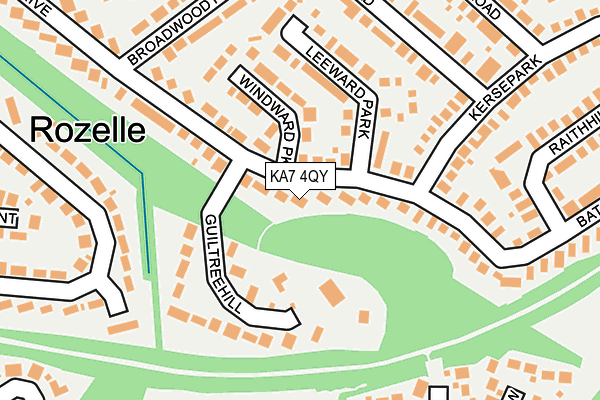 KA7 4QY map - OS OpenMap – Local (Ordnance Survey) KA7 4QY map - OS OpenMap – Local (Ordnance Survey)