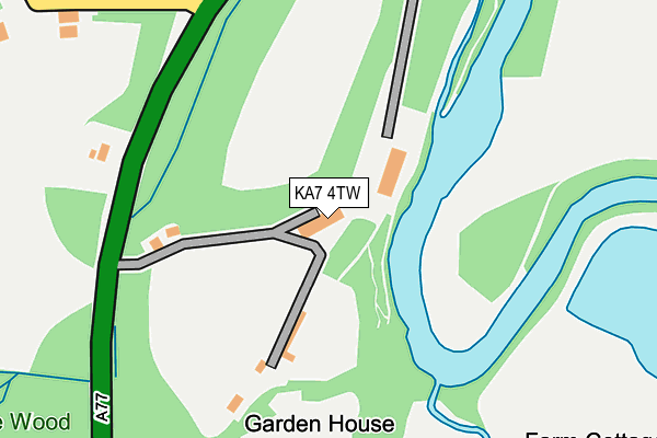 KA7 4TW map - OS OpenMap – Local (Ordnance Survey) KA7 4TW map - OS OpenMap – Local (Ordnance Survey)