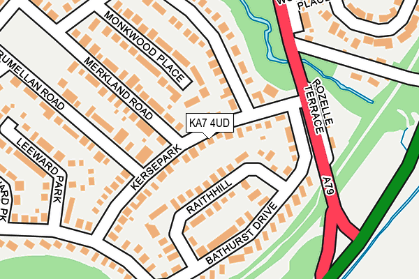 KA7 4UD map - OS OpenMap – Local (Ordnance Survey) KA7 4UD map - OS OpenMap – Local (Ordnance Survey)