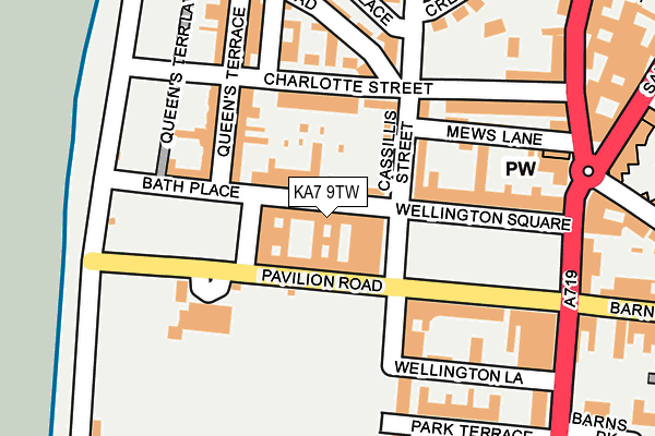 KA7 9TW map - OS OpenMap – Local (Ordnance Survey) KA7 9TW map - OS OpenMap – Local (Ordnance Survey)