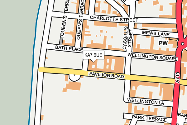 KA7 9UE map - OS OpenMap – Local (Ordnance Survey) KA7 9UE map - OS OpenMap – Local (Ordnance Survey)