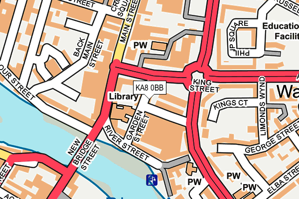 KA8 0BB map - OS OpenMap – Local (Ordnance Survey) KA8 0BB map - OS OpenMap – Local (Ordnance Survey)