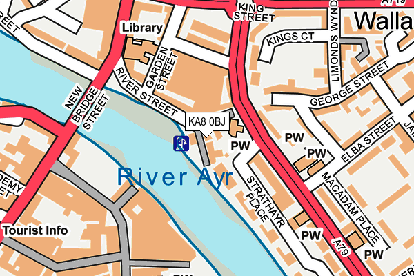 KA8 0BJ map - OS OpenMap – Local (Ordnance Survey) KA8 0BJ map - OS OpenMap – Local (Ordnance Survey)