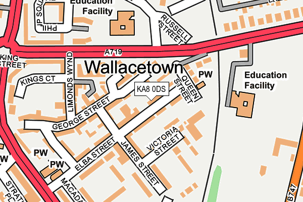 KA8 0DS map - OS OpenMap – Local (Ordnance Survey) KA8 0DS map - OS OpenMap – Local (Ordnance Survey)