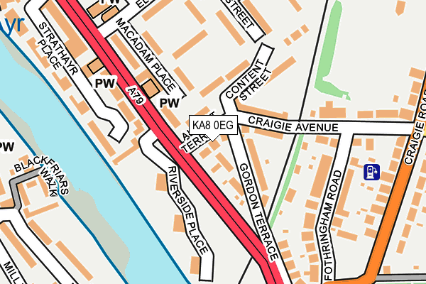 KA8 0EG map - OS OpenMap – Local (Ordnance Survey) KA8 0EG map - OS OpenMap – Local (Ordnance Survey)