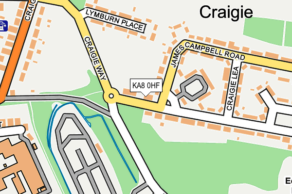 KA8 0HF map - OS OpenMap – Local (Ordnance Survey) KA8 0HF map - OS OpenMap – Local (Ordnance Survey)