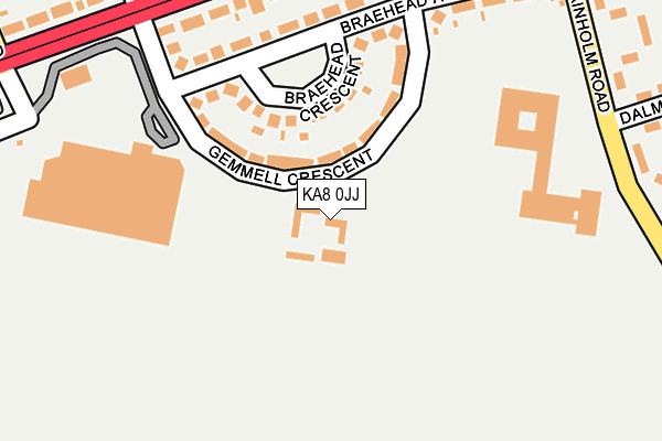 KA8 0JJ map - OS OpenMap – Local (Ordnance Survey) KA8 0JJ map - OS OpenMap – Local (Ordnance Survey)