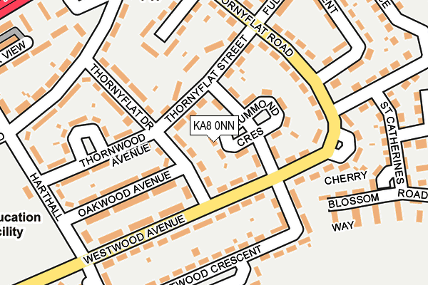 KA8 0NN map - OS OpenMap – Local (Ordnance Survey) KA8 0NN map - OS OpenMap – Local (Ordnance Survey)
