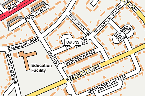 KA8 0NS map - OS OpenMap – Local (Ordnance Survey) KA8 0NS map - OS OpenMap – Local (Ordnance Survey)