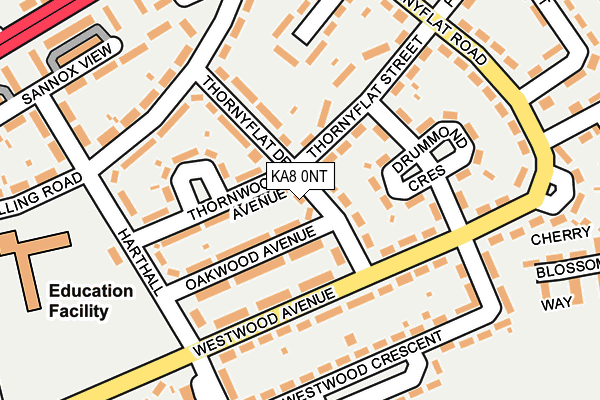KA8 0NT map - OS OpenMap – Local (Ordnance Survey) KA8 0NT map - OS OpenMap – Local (Ordnance Survey)