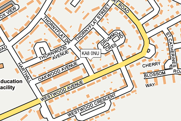 KA8 0NU map - OS OpenMap – Local (Ordnance Survey) KA8 0NU map - OS OpenMap – Local (Ordnance Survey)
