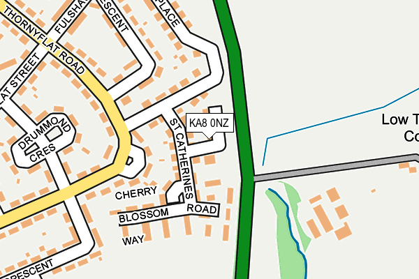 KA8 0NZ map - OS OpenMap – Local (Ordnance Survey) KA8 0NZ map - OS OpenMap – Local (Ordnance Survey)