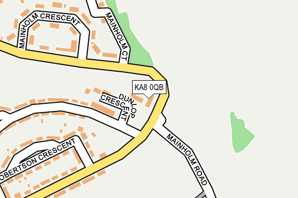 KA8 0QB map - OS OpenMap – Local (Ordnance Survey) KA8 0QB map - OS OpenMap – Local (Ordnance Survey)