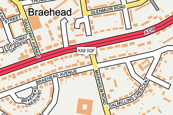 KA8 0QF map - OS OpenMap – Local (Ordnance Survey) KA8 0QF map - OS OpenMap – Local (Ordnance Survey)