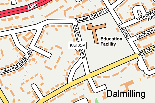 KA8 0QP map - OS OpenMap – Local (Ordnance Survey) KA8 0QP map - OS OpenMap – Local (Ordnance Survey)