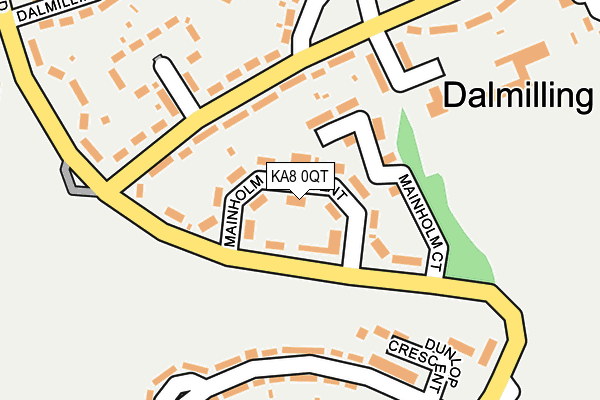 KA8 0QT map - OS OpenMap – Local (Ordnance Survey) KA8 0QT map - OS OpenMap – Local (Ordnance Survey)