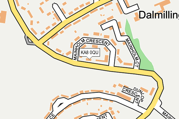 KA8 0QU map - OS OpenMap – Local (Ordnance Survey) KA8 0QU map - OS OpenMap – Local (Ordnance Survey)
