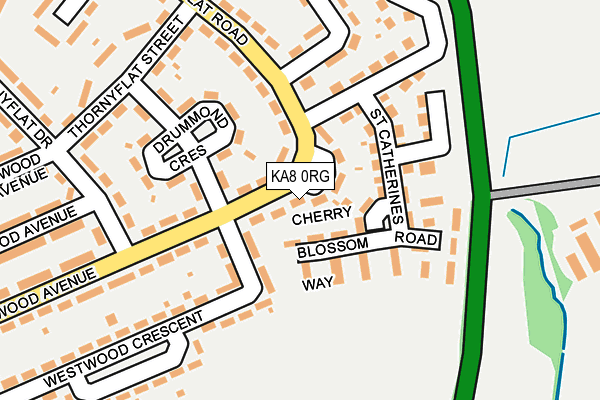 KA8 0RG map - OS OpenMap – Local (Ordnance Survey) KA8 0RG map - OS OpenMap – Local (Ordnance Survey)