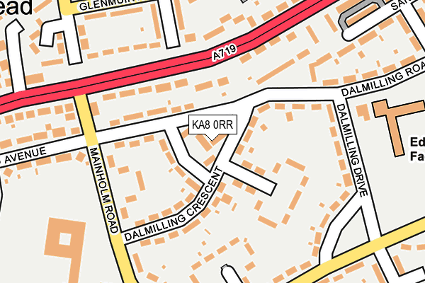 KA8 0RR map - OS OpenMap – Local (Ordnance Survey) KA8 0RR map - OS OpenMap – Local (Ordnance Survey)