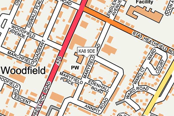 KA8 9DE map - OS OpenMap – Local (Ordnance Survey) KA8 9DE map - OS OpenMap – Local (Ordnance Survey)