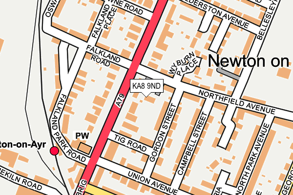 KA8 9ND map - OS OpenMap – Local (Ordnance Survey) KA8 9ND map - OS OpenMap – Local (Ordnance Survey)
