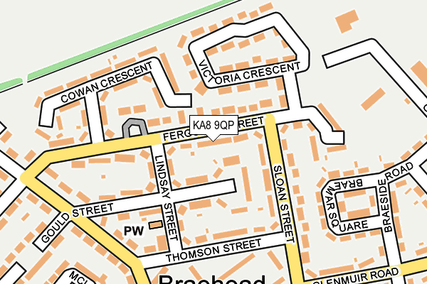 KA8 9QP map - OS OpenMap – Local (Ordnance Survey) KA8 9QP map - OS OpenMap – Local (Ordnance Survey)