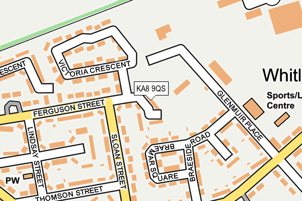 KA8 9QS map - OS OpenMap – Local (Ordnance Survey) KA8 9QS map - OS OpenMap – Local (Ordnance Survey)