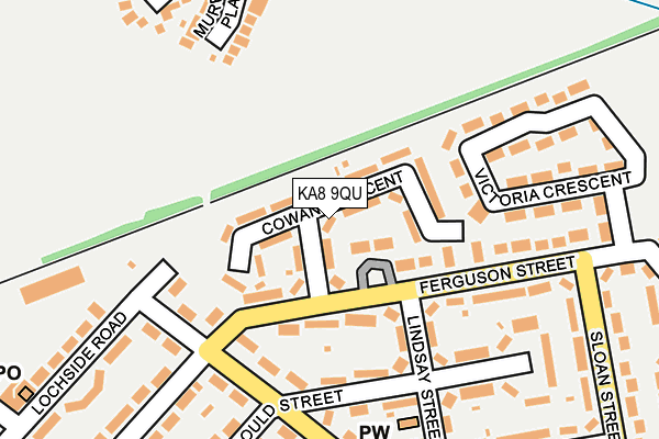 KA8 9QU map - OS OpenMap – Local (Ordnance Survey) KA8 9QU map - OS OpenMap – Local (Ordnance Survey)