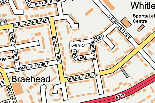 KA8 9RJ map - OS OpenMap – Local (Ordnance Survey) KA8 9RJ map - OS OpenMap – Local (Ordnance Survey)