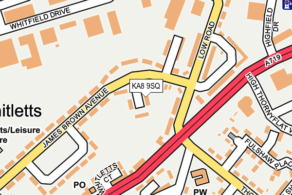 KA8 9SQ map - OS OpenMap – Local (Ordnance Survey) KA8 9SQ map - OS OpenMap – Local (Ordnance Survey)