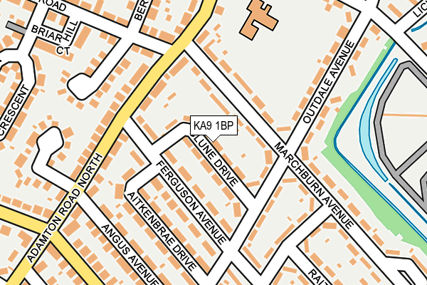 KA9 1BP map - OS OpenMap – Local (Ordnance Survey) KA9 1BP map - OS OpenMap – Local (Ordnance Survey)