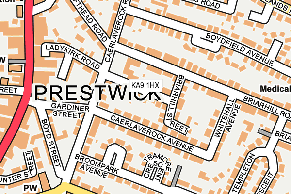 KA9 1HX map - OS OpenMap – Local (Ordnance Survey) KA9 1HX map - OS OpenMap – Local (Ordnance Survey)