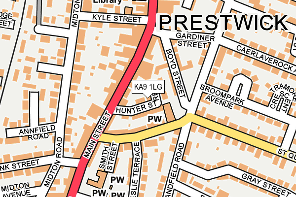 KA9 1LG map - OS OpenMap – Local (Ordnance Survey) KA9 1LG map - OS OpenMap – Local (Ordnance Survey)
