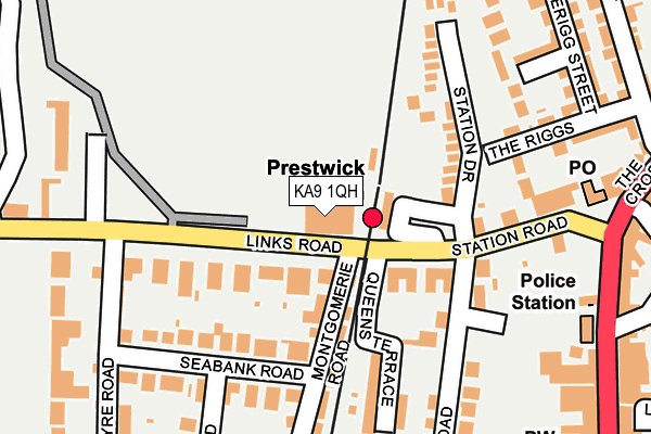 KA9 1QH map - OS OpenMap – Local (Ordnance Survey)