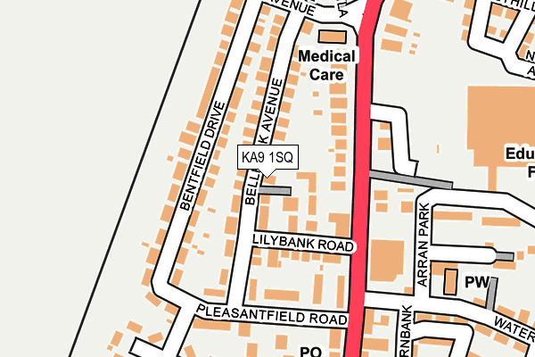 KA9 1SQ map - OS OpenMap – Local (Ordnance Survey)