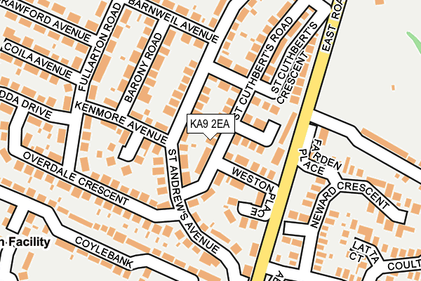 KA9 2EA map - OS OpenMap – Local (Ordnance Survey) KA9 2EA map - OS OpenMap – Local (Ordnance Survey)