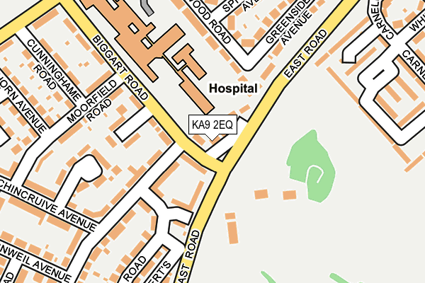KA9 2EQ map - OS OpenMap – Local (Ordnance Survey) KA9 2EQ map - OS OpenMap – Local (Ordnance Survey)