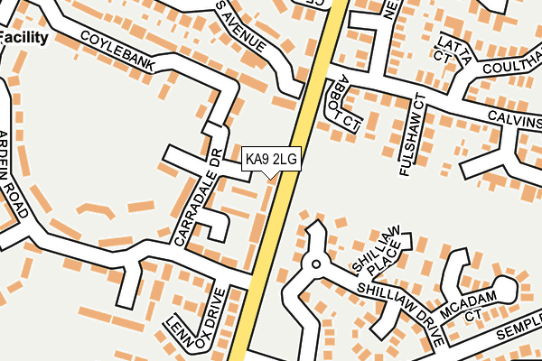 KA9 2LG map - OS OpenMap – Local (Ordnance Survey) KA9 2LG map - OS OpenMap – Local (Ordnance Survey)