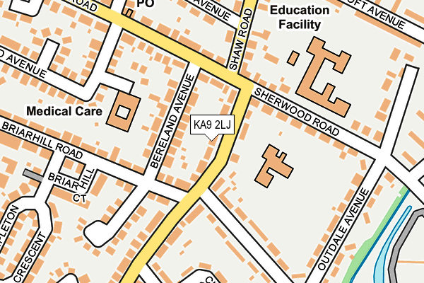 KA9 2LJ map - OS OpenMap – Local (Ordnance Survey) KA9 2LJ map - OS OpenMap – Local (Ordnance Survey)
