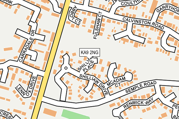 KA9 2NG map - OS OpenMap – Local (Ordnance Survey) KA9 2NG map - OS OpenMap – Local (Ordnance Survey)