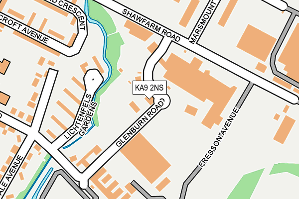 KA9 2NS map - OS OpenMap – Local (Ordnance Survey) KA9 2NS map - OS OpenMap – Local (Ordnance Survey)