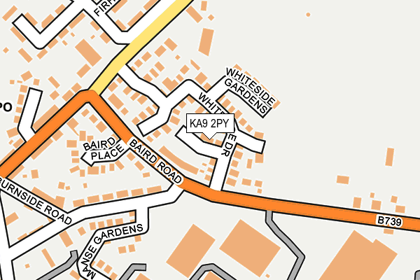 KA9 2PY map - OS OpenMap – Local (Ordnance Survey) KA9 2PY map - OS OpenMap – Local (Ordnance Survey)