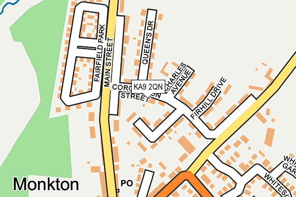 KA9 2QN map - OS OpenMap – Local (Ordnance Survey)