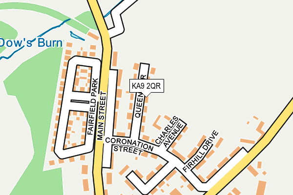 KA9 2QR map - OS OpenMap – Local (Ordnance Survey) KA9 2QR map - OS OpenMap – Local (Ordnance Survey)
