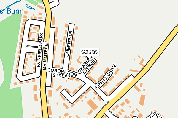 KA9 2QS map - OS OpenMap – Local (Ordnance Survey) KA9 2QS map - OS OpenMap – Local (Ordnance Survey)