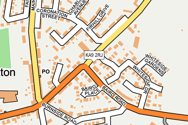KA9 2RJ map - OS OpenMap – Local (Ordnance Survey) KA9 2RJ map - OS OpenMap – Local (Ordnance Survey)